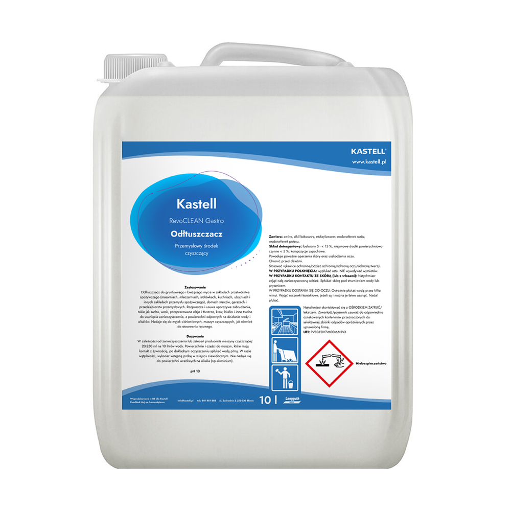 Kastell RevoClean Gastro Odłtuszczacz 10L 1