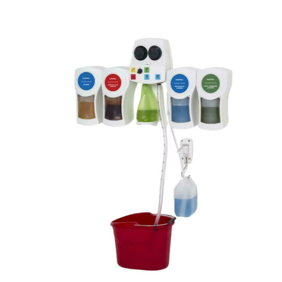 Kastell compact 5 stacja dozująca/mieszalnik (kompleksowa stacja do 5 rodzajów chemikaliów z przełącznikiem (4 x niski przepływ + 1 x wysoki przepływ) 1
